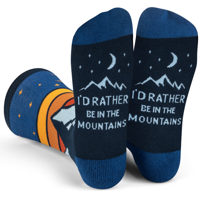 I'd Rather Be In The Mountains Socks