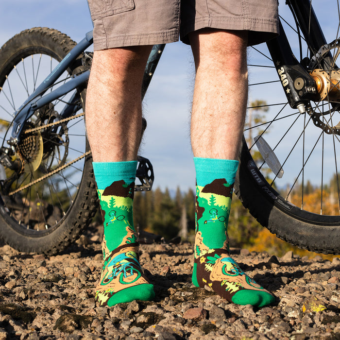 I'd Rather Be Mountain Biking Socks