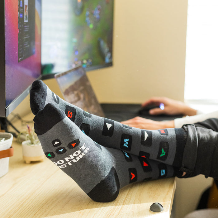 Do Not Disturb I'm Gaming (PC) Socks