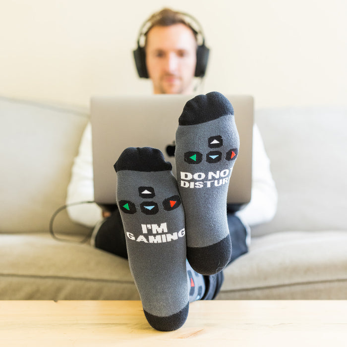 Do Not Disturb I'm Gaming (PC) Socks