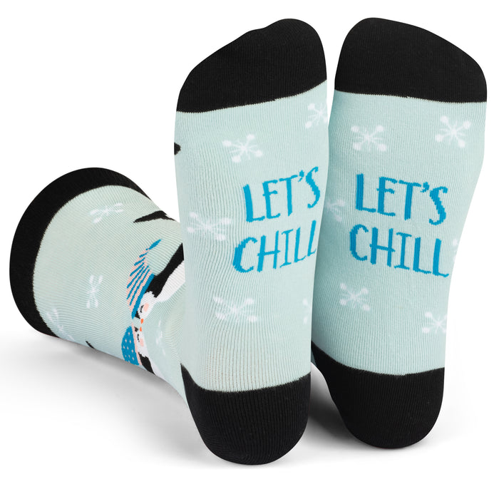 Let's Chill Penguin Socks