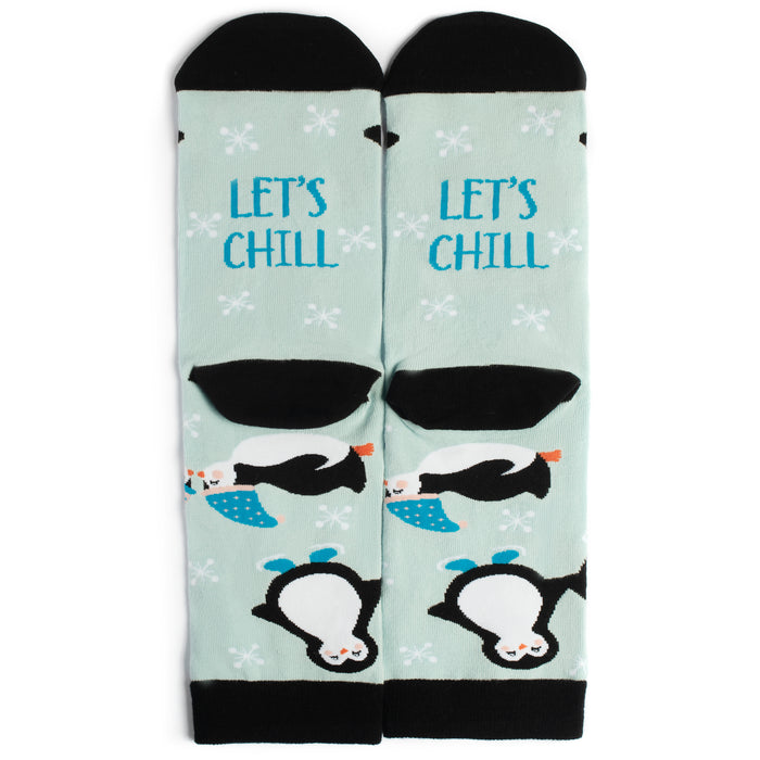 Let's Chill Penguin Socks