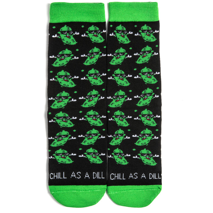 Chill As A Dill Pickle Socks