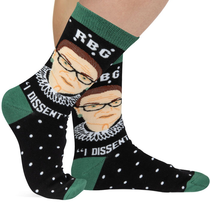 RBG "I Dissent" Socks