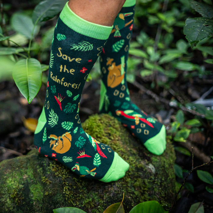 Save The Rainforest Socks