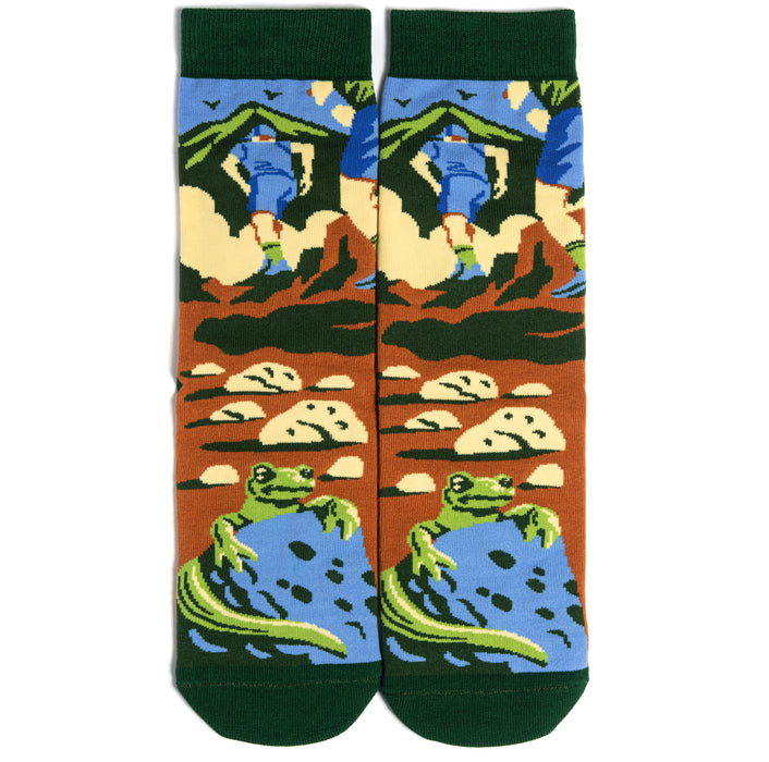 Rise and Climb (Green) Socks