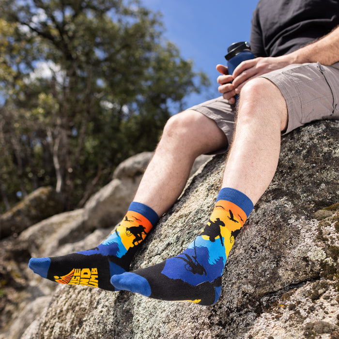 Rise and Climb (Rock Climbing) Socks