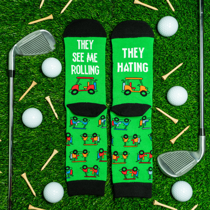 They See Me Rolling (Golf) Socks