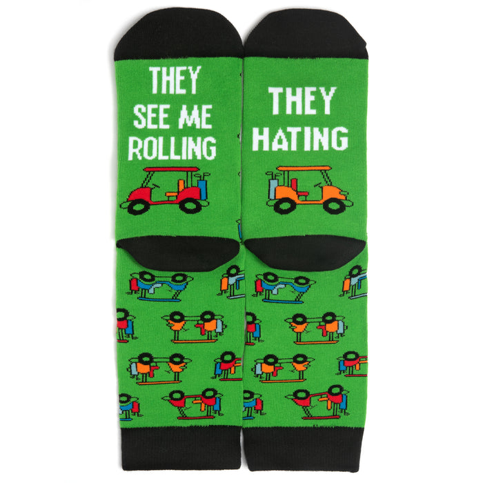 They See Me Rolling (Golf) Socks