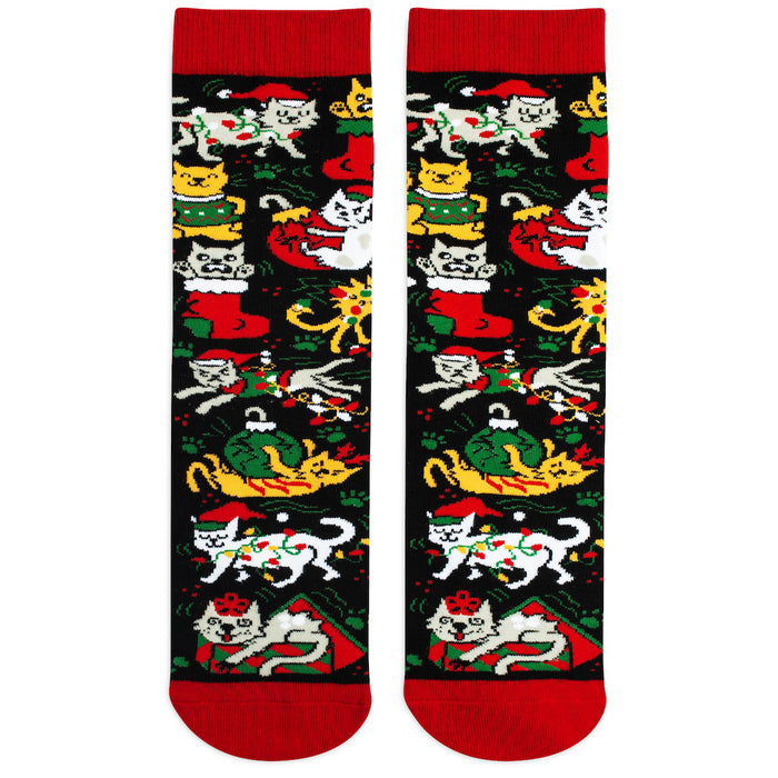 Here Comes Santa Claws Socks