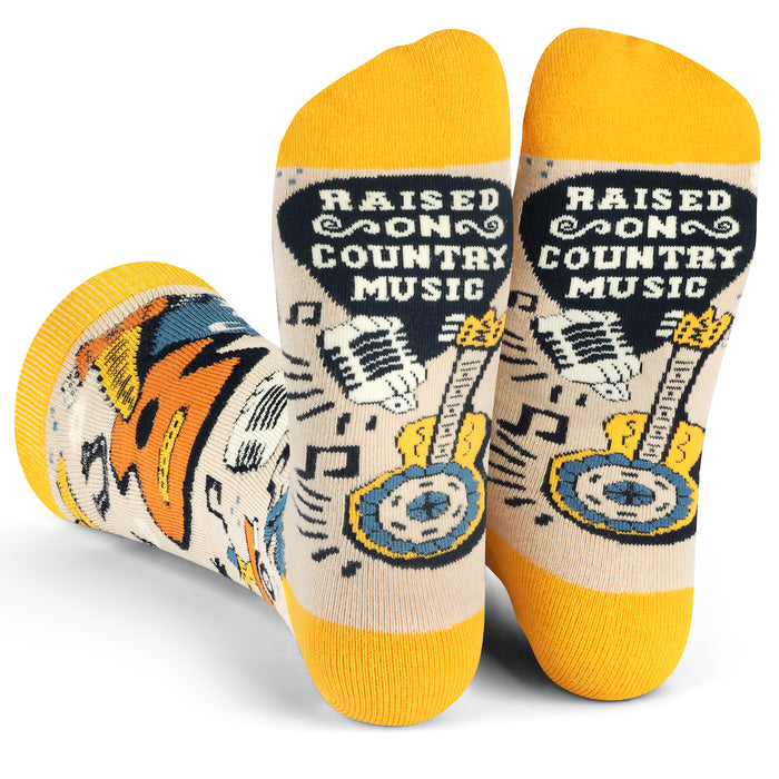 Raised on Country Music Socks