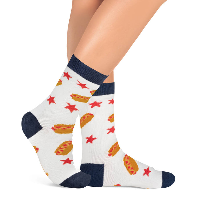 Top Dog Crazy Colorful Hot Dog Socks for Kids