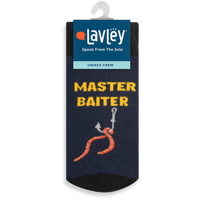 Master Baiter Funny Fishing Socks for Men who Fish