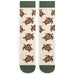 Go With The Flow Sea Turtle Socks for Men and Women