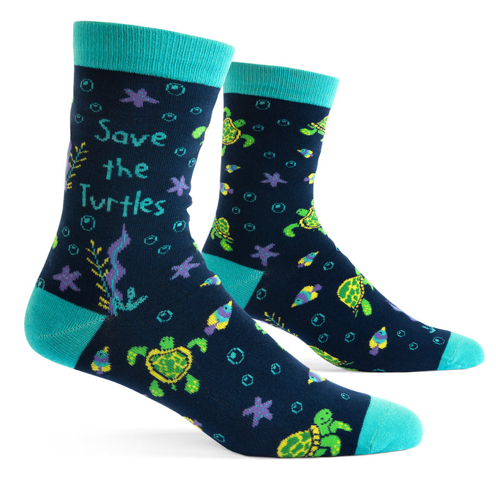 Save The Turtles Socks