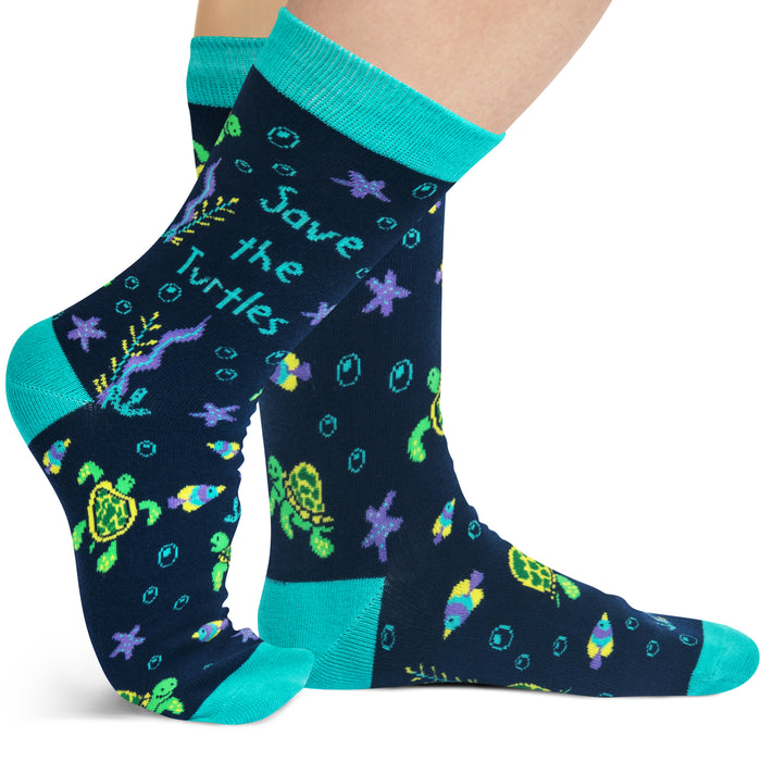 Save The Turtles Socks