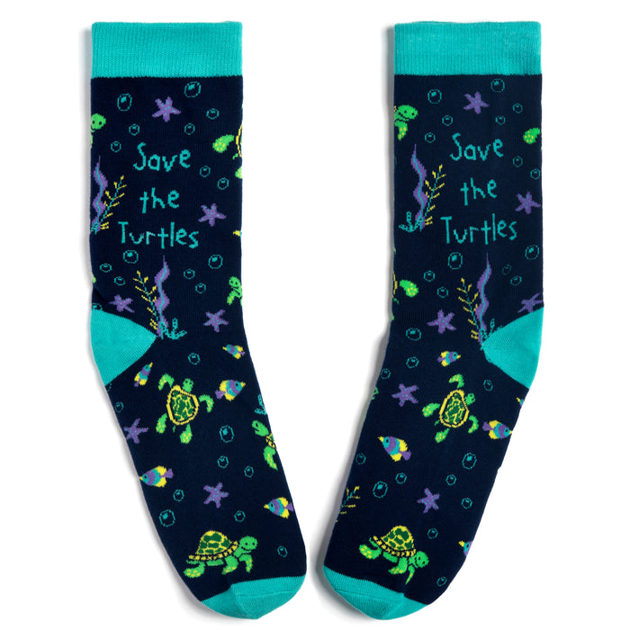 Save The Turtles Socks