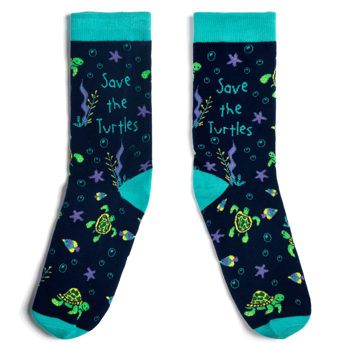 Save The Turtles Socks