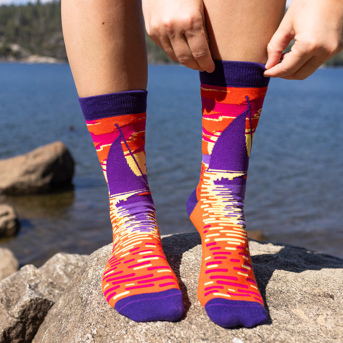 Seas the Day Sailing Socks