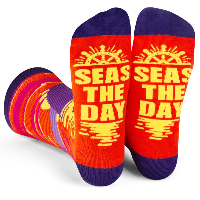 Seas the Day Sailing Socks