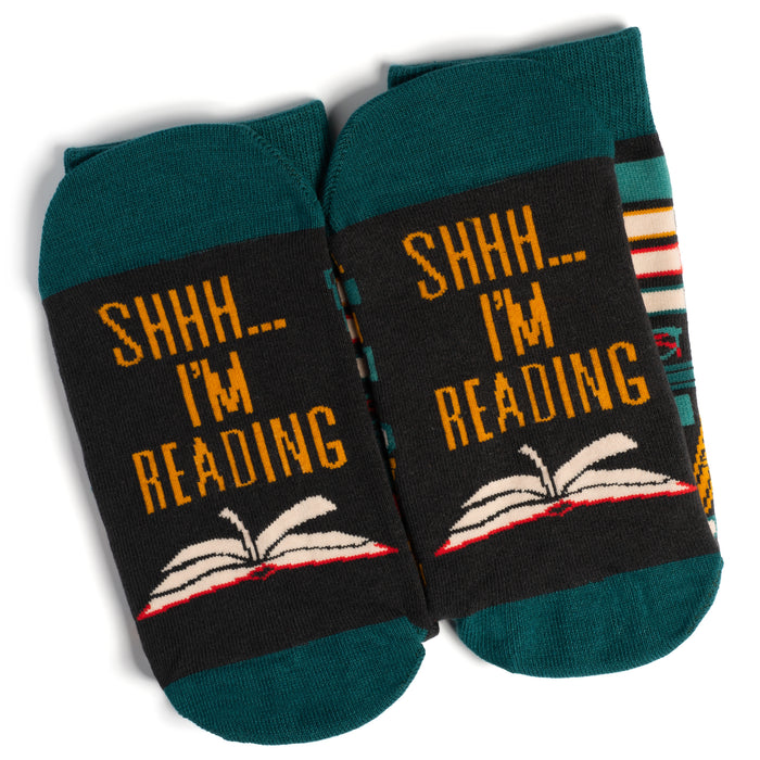 Shhh I'm Reading Socks