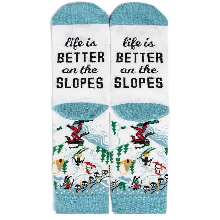 Life Is Better On The Slopes Socks