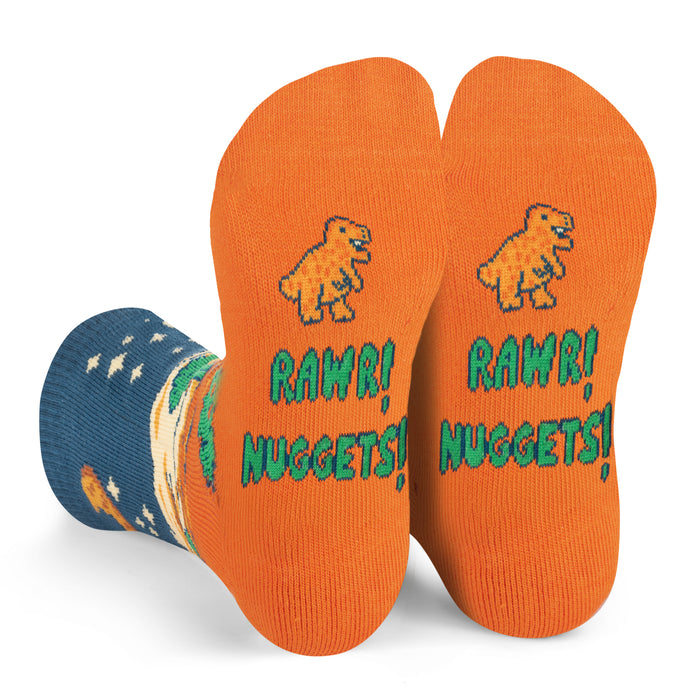 My Favorite Dino Is a Nugget Kids Socks