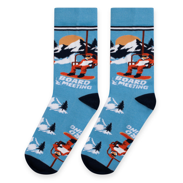 Board Meeting Snowboard Socks