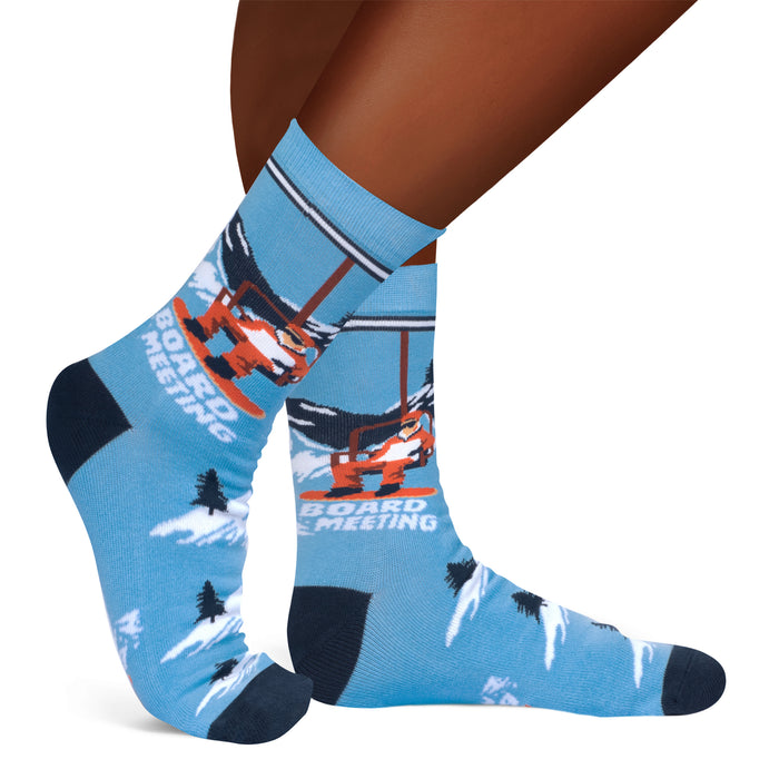 Board Meeting Snowboard Socks