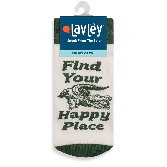 Find Your Happy Place Golf Socks