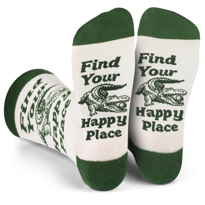 Find Your Happy Place Golf Socks