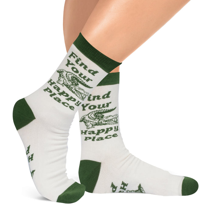 Find Your Happy Place Golf Socks