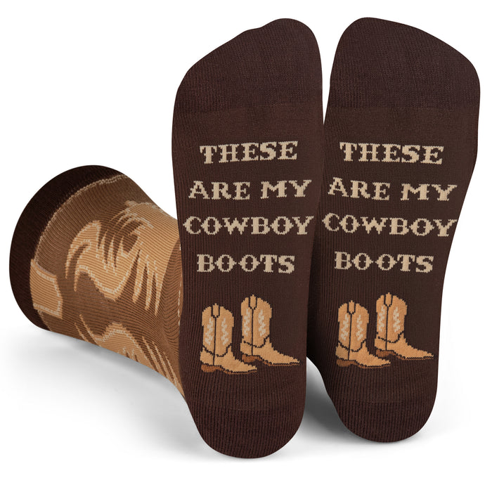 These Are My Cowboy Boots Socks