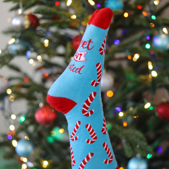 Sweet But Twisted (Candy Cane) Christmas Socks