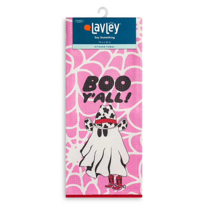Boo Y'all Western Microfiber Kitchen Towel