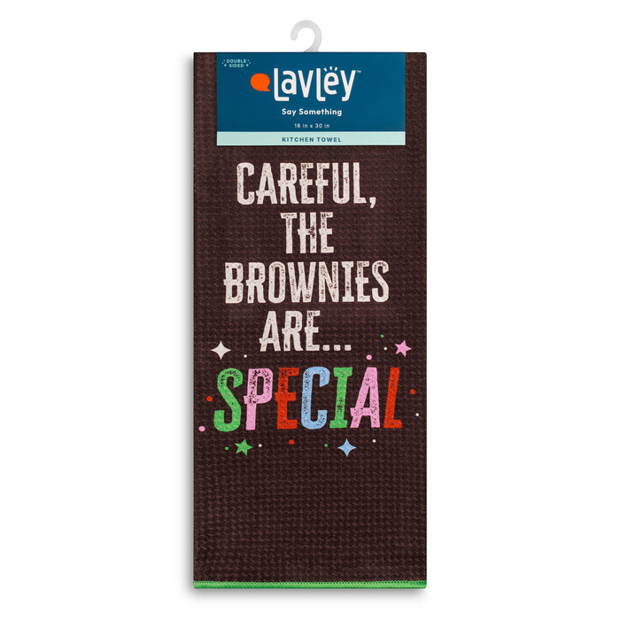 Careful The Brownies Are Special Microfiber Kitchen Towel