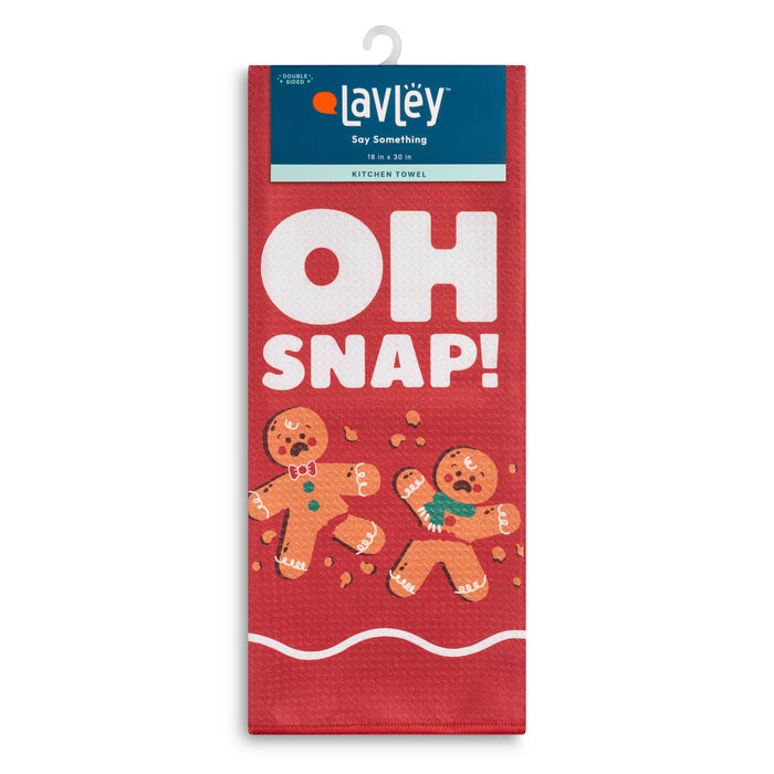 Oh Snap Funny Decor Microfiber Kitchen Tea Towel