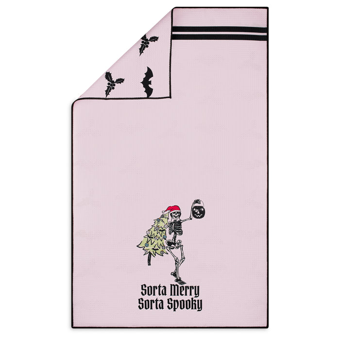 Sorta Merry, Sorta Spooky Kitchen Towel