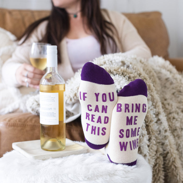 Bring Me White Wine Socks