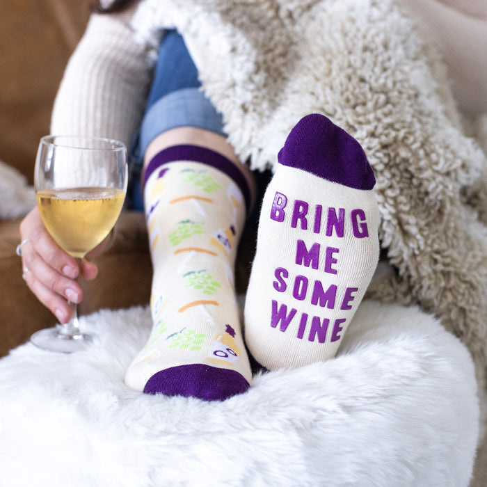 Bring Me White Wine Socks