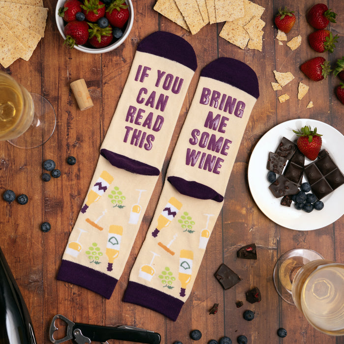 Bring Me White Wine Socks