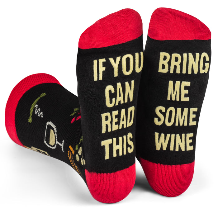 Bring Me Some Wine Socks