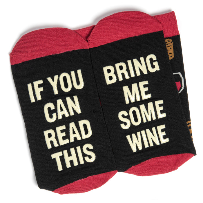 Bring Me Some Wine Socks