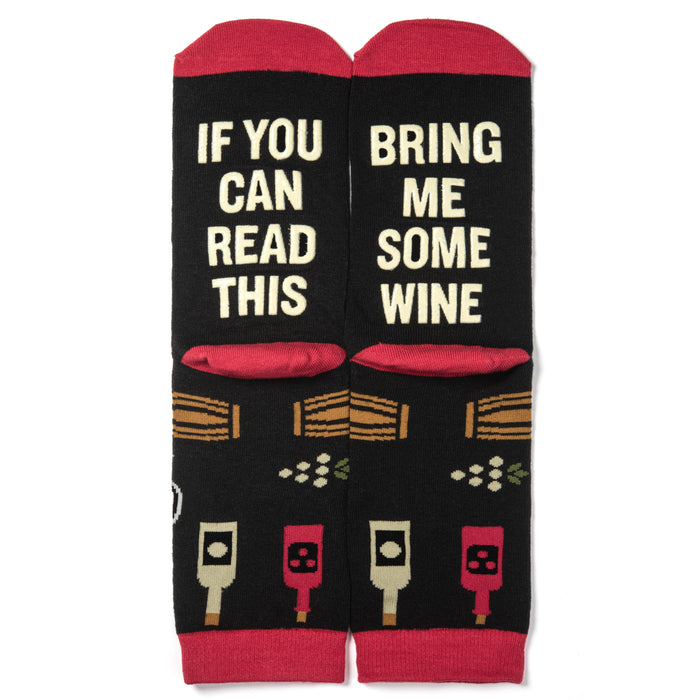 Bring Me Some Wine Socks