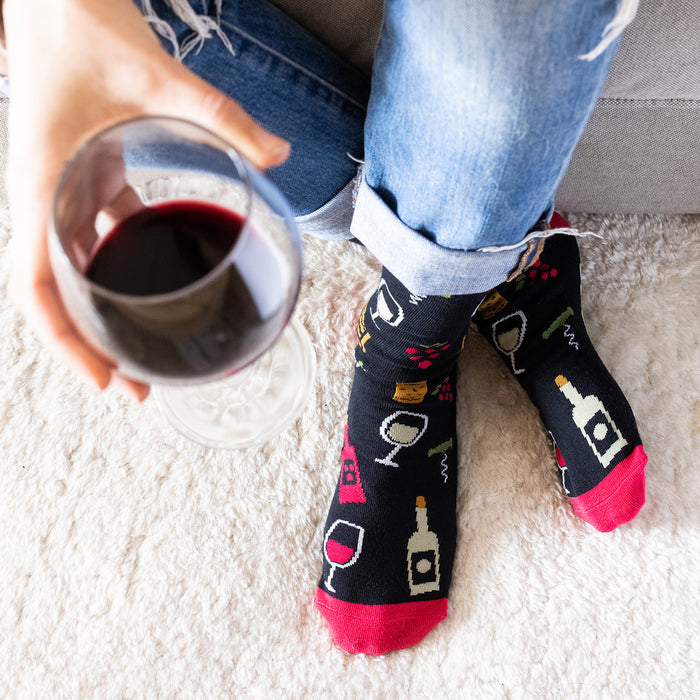 Bring Me Some Wine Socks