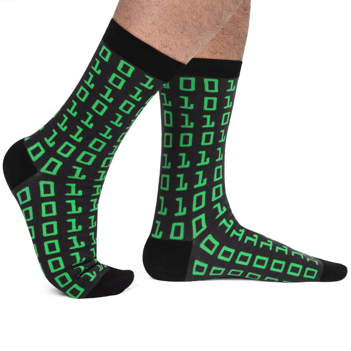 Binary Code Socks