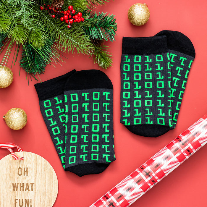 Binary Code Socks