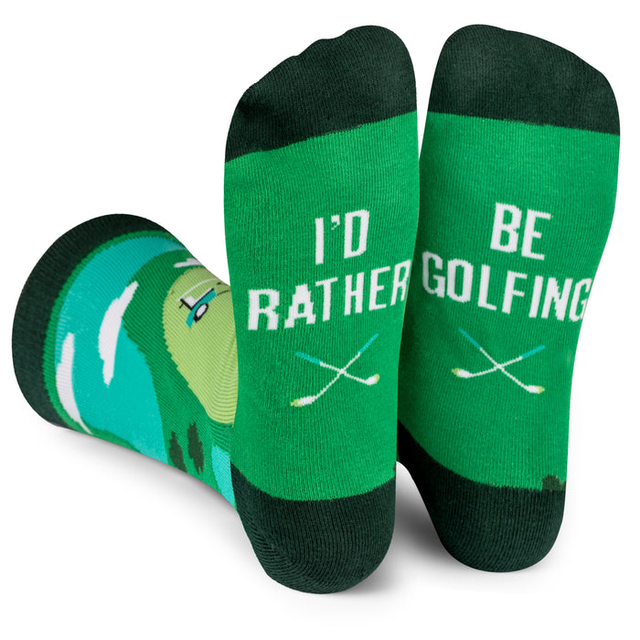 I'd Rather Be Golfing Socks