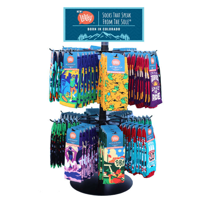 Retail Sock Display Tabletop Spinner